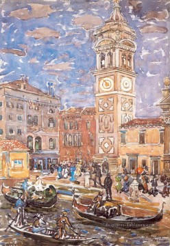 Santa Maria Formosa postimpressionnisme Maurice Prendergast Venise Peinture à l'huile